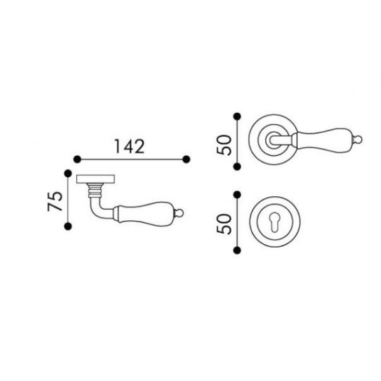 klasicka keramicka klucka obcianska mediteranska otvor dveri elegantna interierovy dizajn lameridiana kastiel .jpg